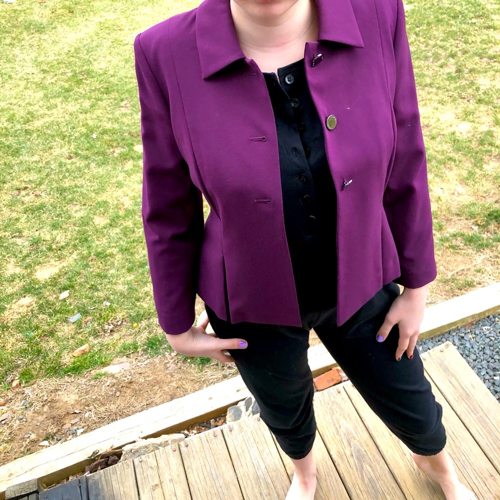 Magenta/ Purple Calvin Klein Suit Set